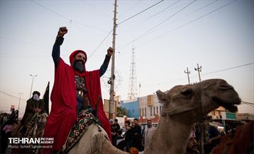 کاروان نمادین اسرای کربلا در مسیر طویریج  37