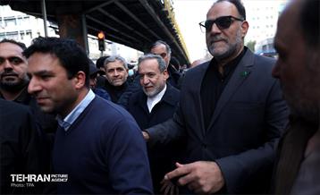 تشییع پیکر ۱۰۰ شهید مردمی و مدافع امنیت در تهران 22