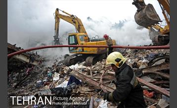 سومین روز عملیات امداد ونجات حادثه پلاسکو -3 6