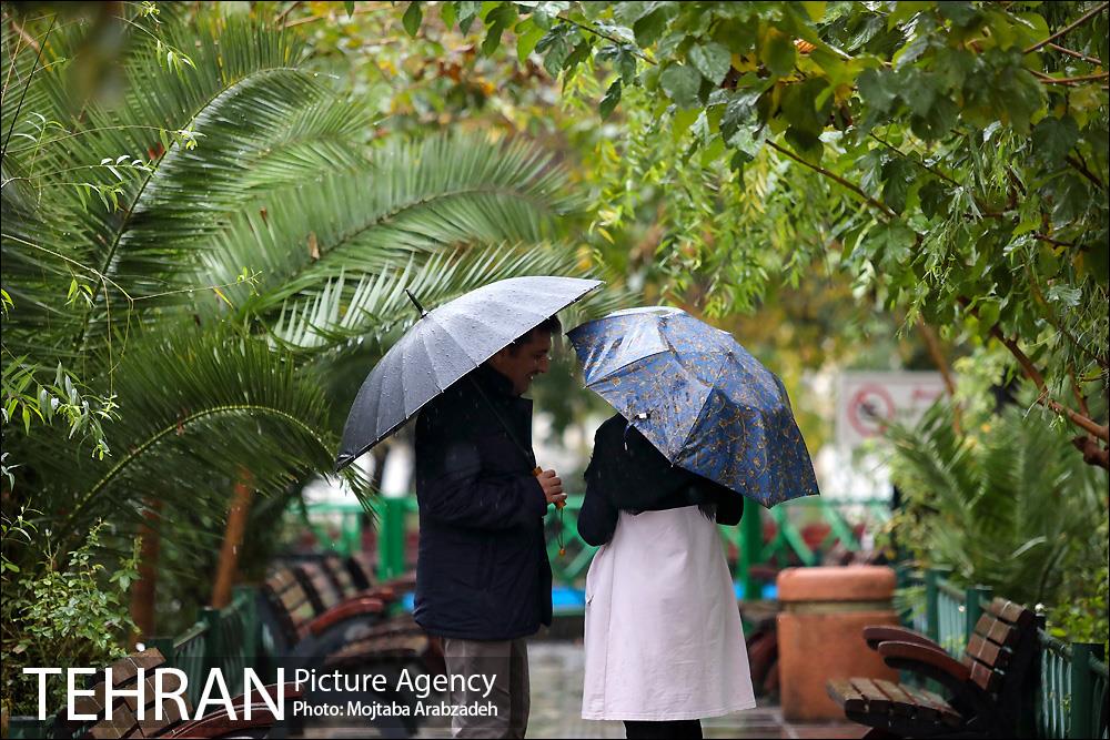 بارش باران پاییزی در تهران 15