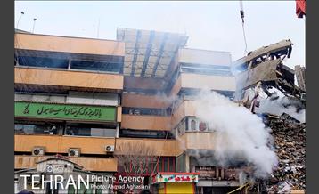 سومین روز عملیات امداد ونجات حادثه پلاسکو 22