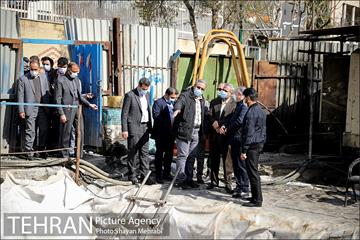 بازدید دادستان تهران و معاونین شهردار از زیرگذر گلوبندک 34