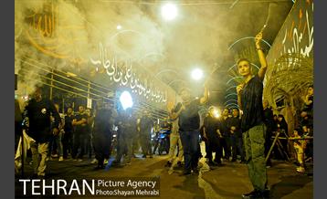 عزاداری شب پنجم ماه محرم در محله گرگان 24