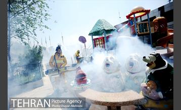 ضد عفونی پایانه مسافربری غرب 34