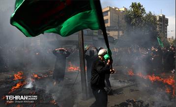 خیمه سوزان ظهر عاشورا در چهار راه گلوبندک  30