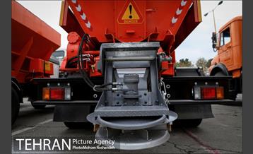 مانور خودرویی عملیات برف روبی شهرداری تهران 30