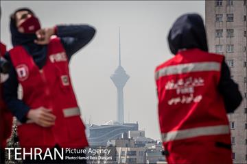 مانور عملیات آتش نشانی در شمال تهران 30