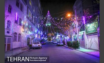 آذین بندی منطقه 21 در ایام شعبانیه 13