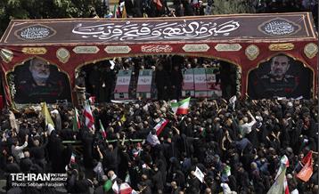 تشییع شهدای اقتدار ملی در تهران 9