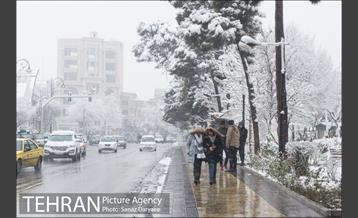 بارش برف در میدان نبوت (هفت حوض) 30