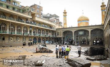 آغاز عملیات ساماندهی منطقه امامزاده داوود(ع) پس از سیلاب 32