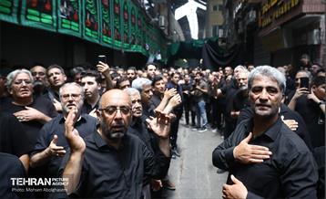 عزاداری ظهر تاسوعا در بازار بزرگ تهران 3