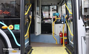 بهره‌برداری از اتوبوس های برقی شهر تهران 25