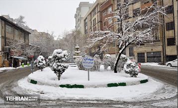 بارش برف زمستانی در منطقه 1 17