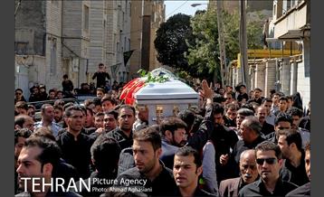 تشییع پیکر آتشنشان شهید مهدی حاجی پور 18