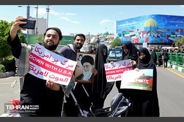 راهپیمایی وز قدس در پایتخت 12