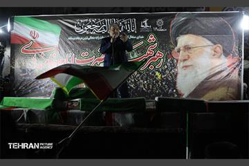 عزاداری هفتمین شب شهادت رهبر انقلاب در میدان دوم نازی آباد 1