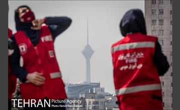 مانور عملیات آتش نشانی در شمال تهران 30