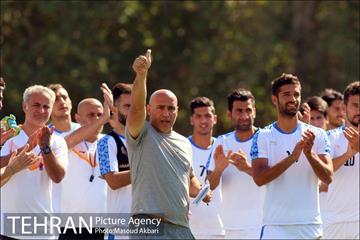 تمرین تیم فوتبال استقلال تهران 1