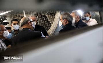 بازدید اعضای کمسیون حمل و نقل شورای اسلامی شهر از ایستگاه مترو شهید رضایی 10