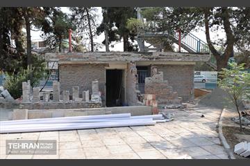 بازسازی سرویس بهداشتی بوستان کودک