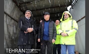 بازدید شهردار تهران از ستاد برف روبی شهرداری منطقه شش 10
