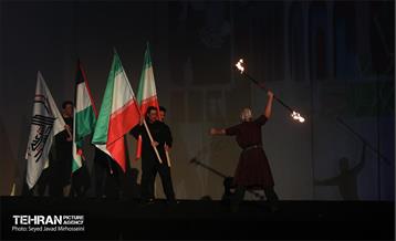 رونمایی از نماد فاتح خیبر و اجرای نمایش بزرگ میدانی فتح خیبر 12