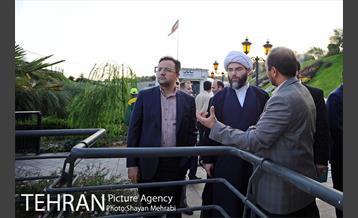 بازدید رئیس سازمان تبلیغات اسلامی از منطقه گردشگرى عباس آباد 13