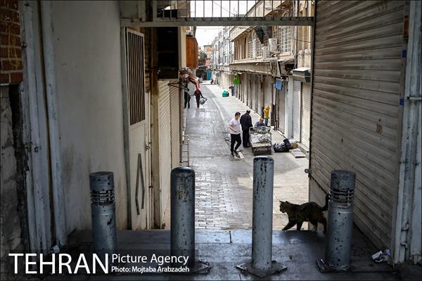 تعطیلی بازار تهران در پی شیوع موج چهارم کرونا 2