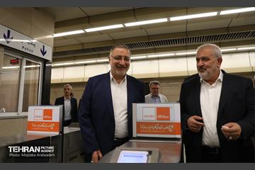 بازدید شهردار تهران از پروژه خط ۶ مترو پایتخت