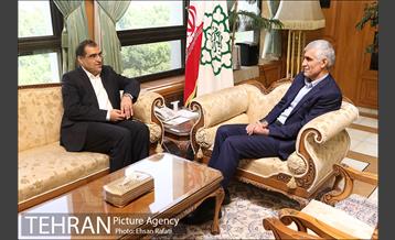 دیدار وزیر بهداشت، درمان و آموزش پزشکی با مهندس افشانی شهردار تهران 3