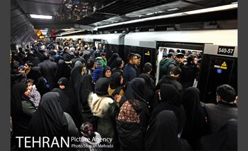 خدمت رسانی مترو در آیین تشییع سردار شهید قاسم سلیمانی -2 4