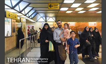 خدمات‌رسانی مترو تهران به نمازگزاران عیدسعیدفطر 9