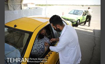 آغاز واکسیناسیون رانندگان تاکسی تهران 28
