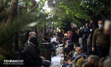 پویش ماه مهربانی و برپایی سفره کریمانه در منطقه 6