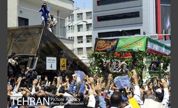 تشییع پیکر شهدای حادثه تروریستی تهران 33