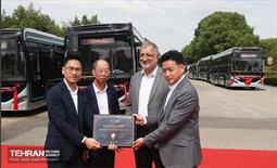 آیین رونمایی و تحویل 110 دستگاه اتوبوس جدید برقی پایتخت در کشور چین 10