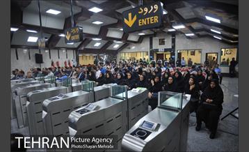 افتتاح ایستگاه شهید محلاتی از خط ٣ مترو 13