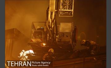 آتش سوزی گسترده در خیابان امیرکبیر 4