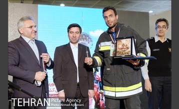 مسابقه پله نوردی آتش نشانان کشور 35