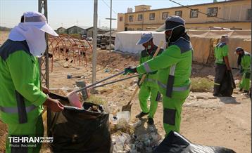 خدمات نیروهای پاکبان شهر تهران در اربعین حسینی 22