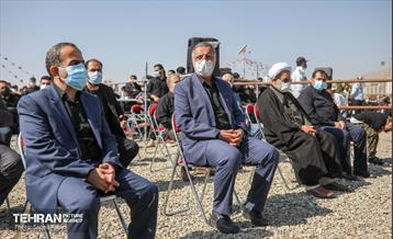 مراسم تشییع و خاکسپاری دوشهید گمنام دفاع مقدس در دریاچه چیتگر 36