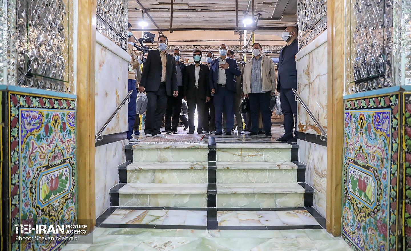 حضور شهردار تهران در حـرم حضرت عبدالعظیم حسنی (ع) 8