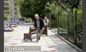 بوستان نیاوران در یک روز آفتابی 9