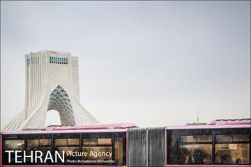 بارش باران پاییزی در تهران 31