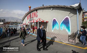 استقبال مسافران نوروزی از برج میلاد تهران  4