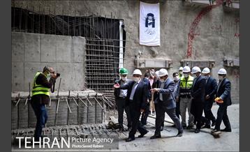 بازدید محسن هاشمی از خط 10 مترو 25