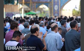 اقامه نماز عید فطر امامزاده صالح 14