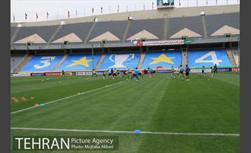 تمرین تیم فوتبال استقلال تهران