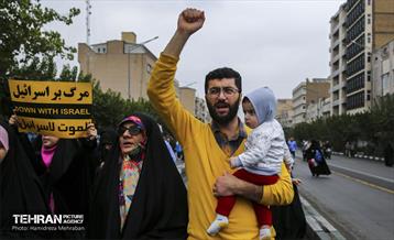 راهپیمایی مردم تهران در محکومیت جنایات رژیم صهیونیستی 17